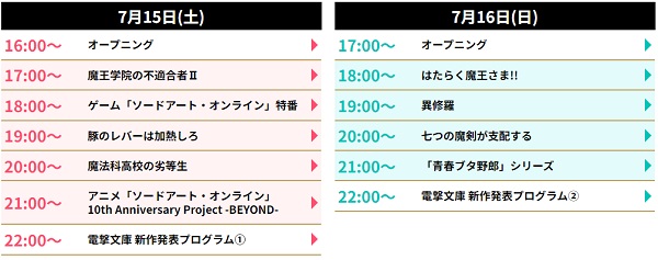 電撃文庫30th夏の祭典オンライン2023