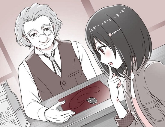 中学英語で読めるはじめての英語ライトノベル 異世界に転生したら伝説の少女だった件 挿絵01