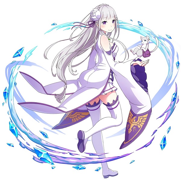 グラサマ×リゼロコラボ エミリア